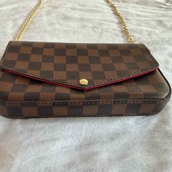 Louis Vuitton pochette Felicie fashion retro checkerboard - Picture 8 of 15